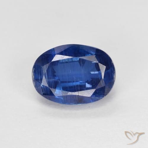 1.31ct 天然 ネイビーブルー カイヤナイト, 楕円形, VS-SI