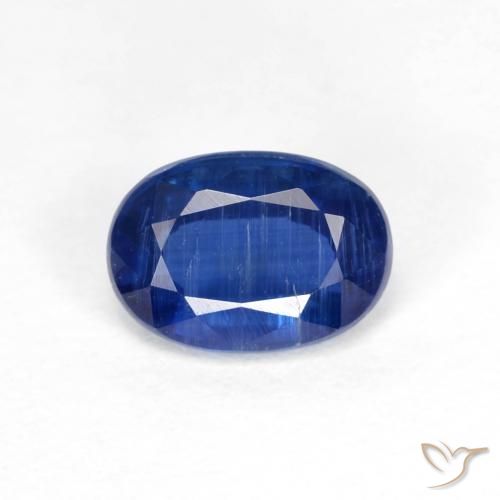 1.04ct 天然 ディープブルー カイヤナイト, 楕円形, VS-SI