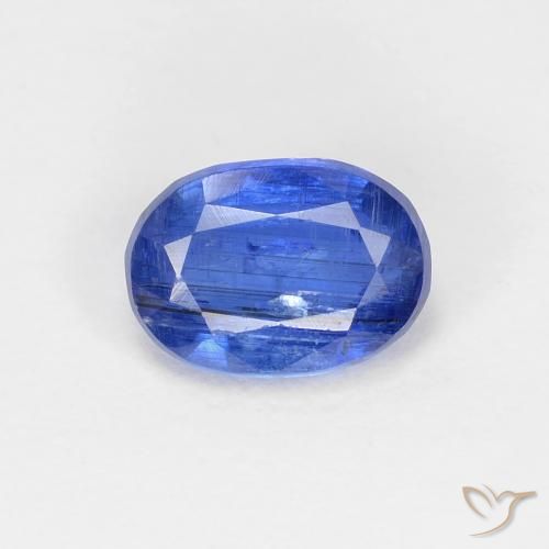 1.21ct 天然 ディープブルー カイヤナイト, 楕円形, SI