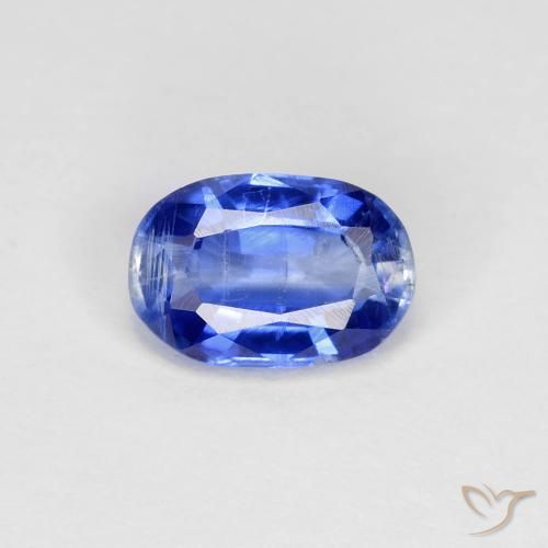 0.83ct 天然 真の青色 カイヤナイト, 楕円形, VS-SI
