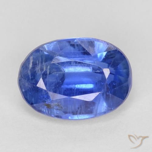 1.09ct 天然 ネイビーブルー カイヤナイト, 楕円形, SI