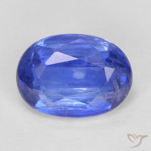 1.16ct 天然 濃いアズールブルー カイヤナイト, 楕円形, SI