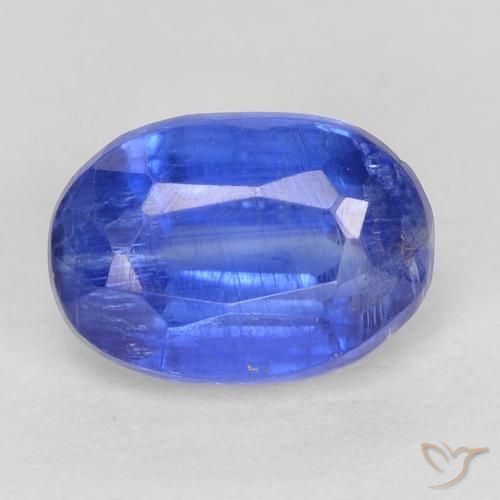 1.30ct 天然 濃いアズールブルー カイヤナイト, 楕円形, SI