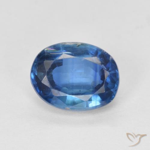 1.71ct 天然 ネイビーブルー カイヤナイト, 楕円形, SI