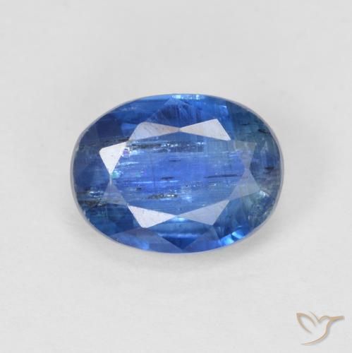 1.87ct 天然 ディープブルー カイヤナイト, 楕円形, SI