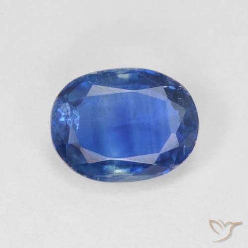 1.72ct 天然 ダークブルー カイヤナイト, 楕円形, SI