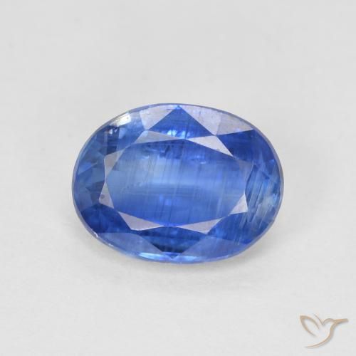 1.55ct 天然 ディープブルー カイヤナイト, 楕円形, SI