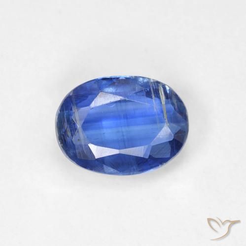 1.65ct 天然 明るいブルー カイヤナイト, 楕円形, SI