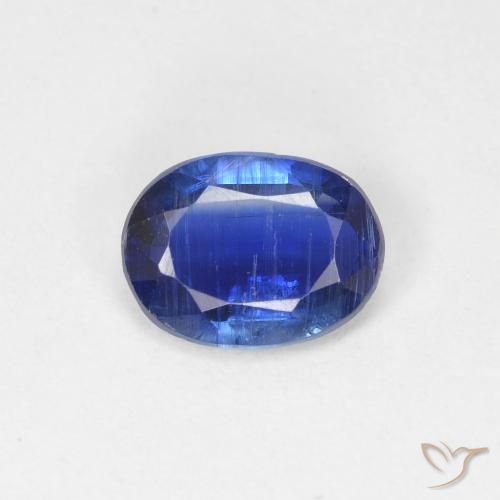 1.36ct 天然 ディープブルー カイヤナイト, 楕円形, SI