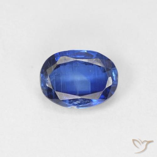 1.11ct 天然 ネイビーブルー カイヤナイト, 楕円形, SI
