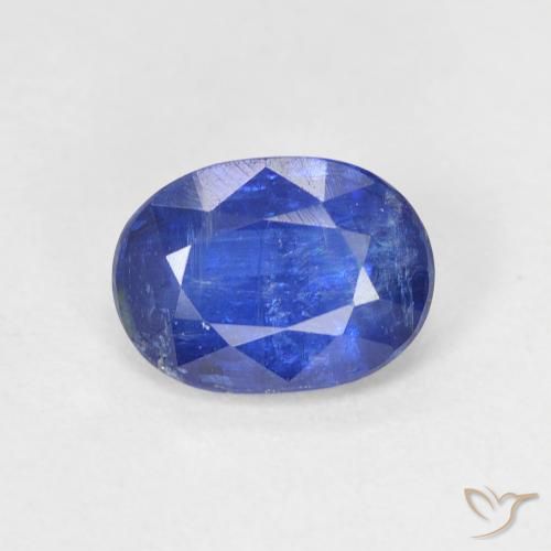 1.48ct 天然 ダークブルー カイヤナイト, 楕円形, SI