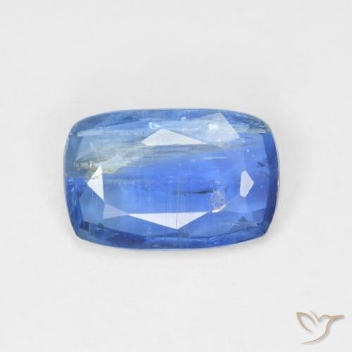 2.46ct 天然 ディープブルー カイヤナイト, クッション, SI