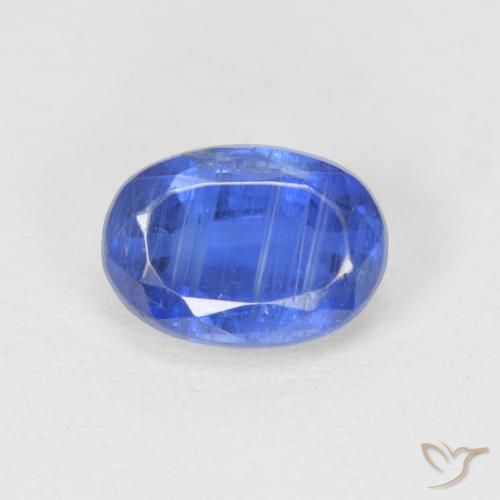 1.23ct 天然 ディープブルー カイヤナイト, 楕円形, SI