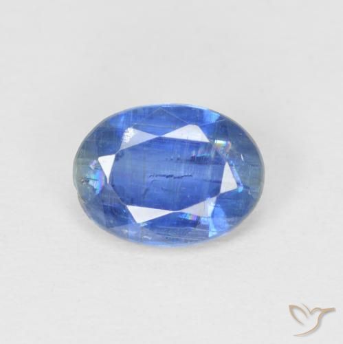 1.00ct 天然 ライトブルー カイヤナイト, 楕円形, SI