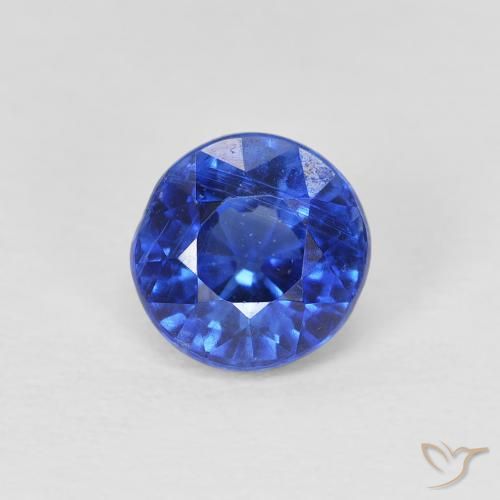 1.15ct 天然 真の青色 カイヤナイト, ラウンド, SI