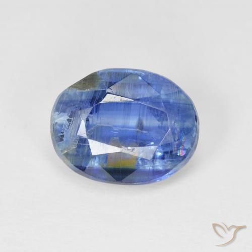 3.98ct 天然 ダークブルー カイヤナイト, 楕円形, SI