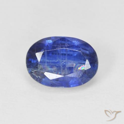 1.17ct 天然 ディープブルー カイヤナイト, 楕円形, SI