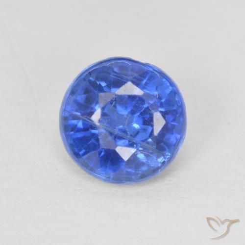 1.02ct 天然 真の青色 カイヤナイト, ラウンド, SI