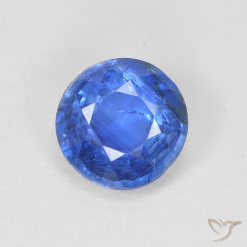0.95ct 天然 ライトブルー カイヤナイト, ラウンド, SI