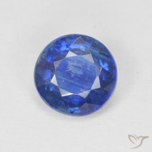 1.03ct 天然 真の青色 カイヤナイト, ラウンド, SI