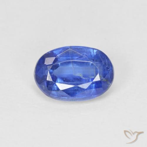 1.09ct 天然 ネイビーブルー カイヤナイト, 楕円形, SI