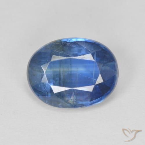 3.01ct 天然 ディープブルー カイヤナイト, 楕円形, SI
