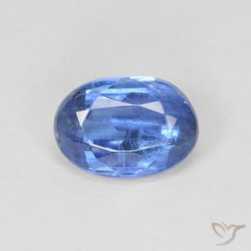 1.19ct 天然 ネイビーブルー カイヤナイト, 楕円形, SI