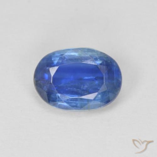 1.01ct 天然 ダークブルー カイヤナイト, 楕円形, SI