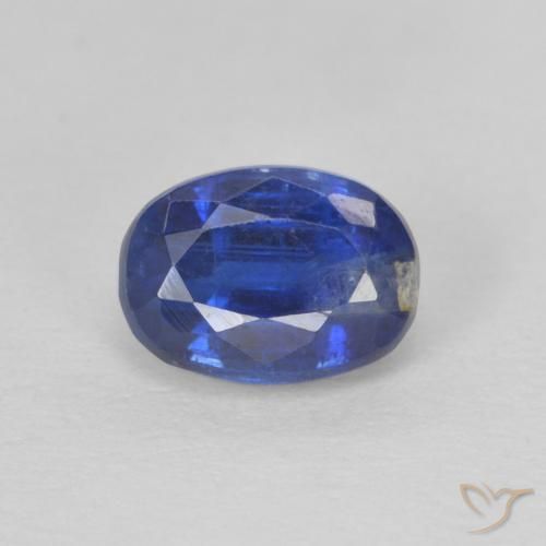 1.30ct 天然 ディープブルー カイヤナイト, 楕円形, SI