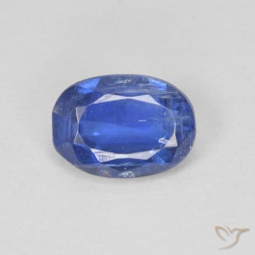 0.91ct 天然 ダークブルー カイヤナイト, 楕円形, SI