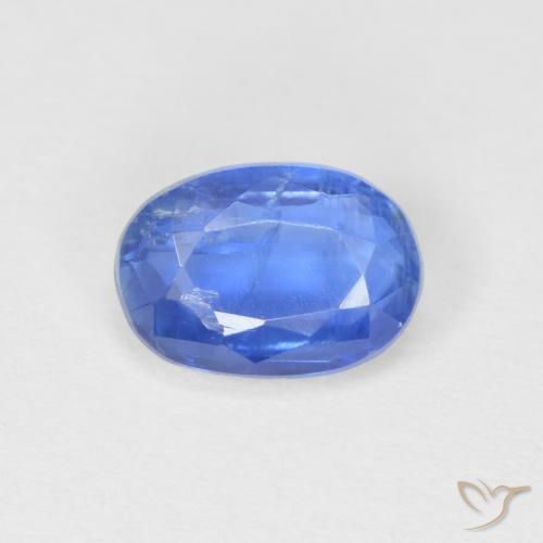 1.10ct 天然 ベイビーブルー カイヤナイト, 楕円形, SI