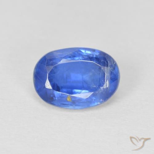 1.02ct 天然 ミディアムネイビーブルー カイヤナイト, 楕円形, SI