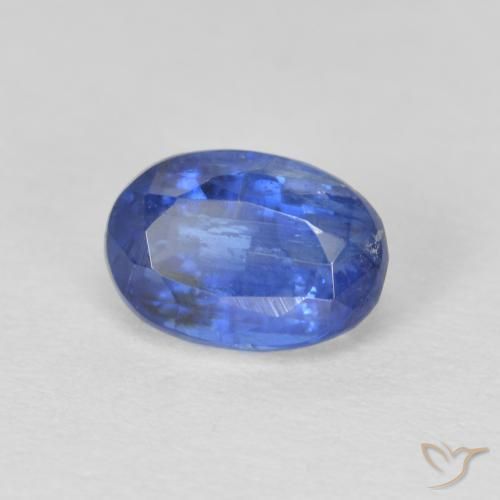 1.36ct 天然 ディープブルー カイヤナイト, 楕円形, SI