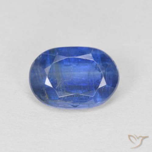 1.01ct 天然 真の青色 カイヤナイト, 楕円形, SI