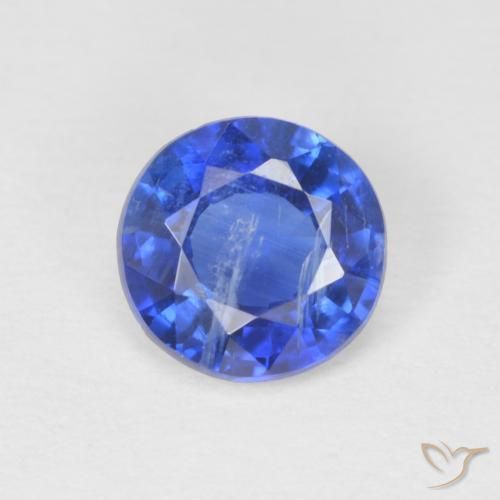 0.79ct 天然 真の青色 カイヤナイト, ラウンド, SI