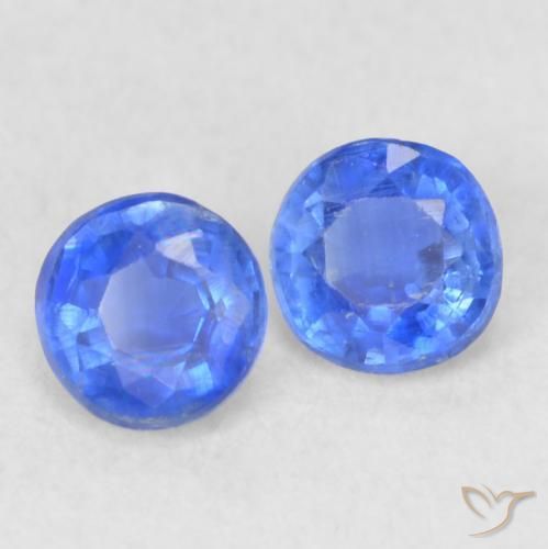 Shop natural 0.47ct 濃いアズールブルー カイヤナイト gems, ラウンド, from ネパール at GemSelect. In stock, global shipping!