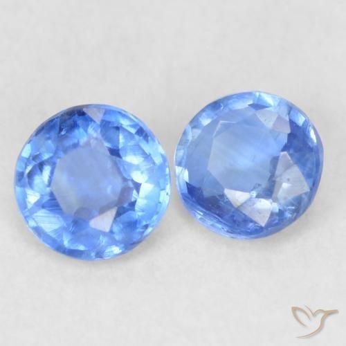 Shop natural 0.44ct 薄いネイビーブルー カイヤナイト gems, ラウンド, from ネパール at GemSelect. In stock, global shipping!