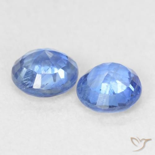Shop natural 0.44ct 薄いネイビーブルー カイヤナイト gems, ラウンド, from ネパール at GemSelect. In stock, global shipping!