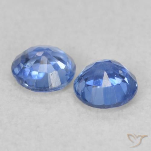 Shop natural 0.44ct 薄いネイビーブルー カイヤナイト gems, ラウンド, from ネパール at GemSelect. In stock, global shipping!