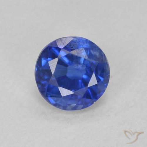 0.40ct 天然 真の青色 カイヤナイト, ラウンド, SI
