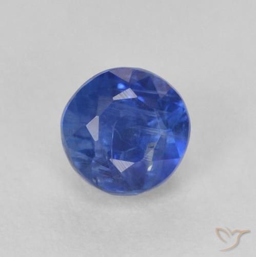 0.53ct 天然 真の青色 カイヤナイト, ラウンド, SI