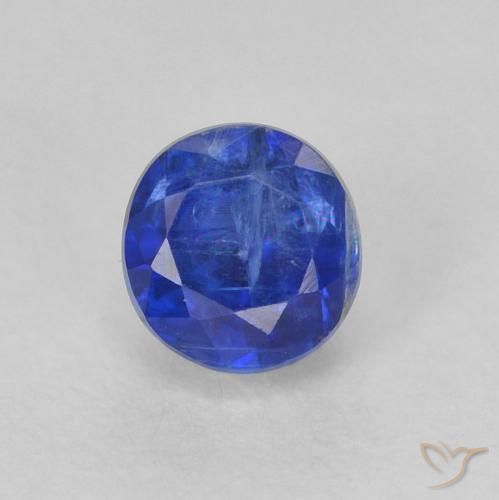 0.55ct 天然 真の青色 カイヤナイト, ラウンド, SI