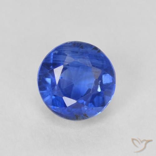 0.47ct 天然 真の青色 カイヤナイト, ラウンド, SI