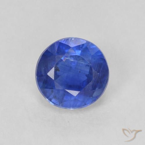 0.44ct 天然 真の青色 カイヤナイト, ラウンド, SI