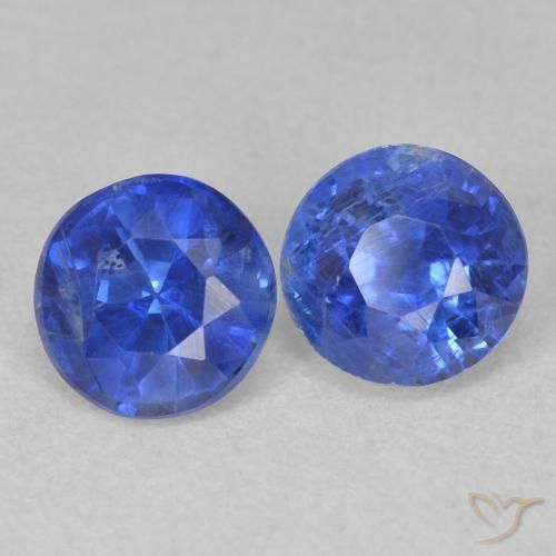 Shop natural 1.38ct 真の青色 カイヤナイト gems, ラウンド, from ネパール at GemSelect. In stock, global shipping!