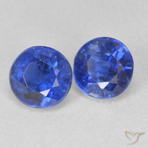 Shop natural 1.39ct 真の青色 カイヤナイト gems, ラウンド, from ネパール at GemSelect. In stock, global shipping!