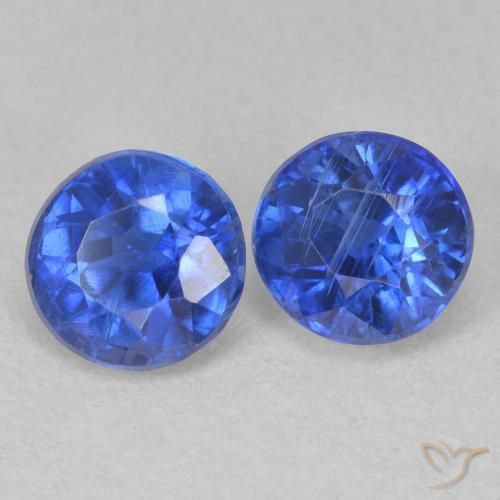 Shop natural 1.56ct 真の青色 カイヤナイト gems, ラウンド, from ネパール at GemSelect. In stock, global shipping!