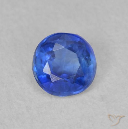 0.39ct 天然 真の青色 カイヤナイト, ラウンド, SI