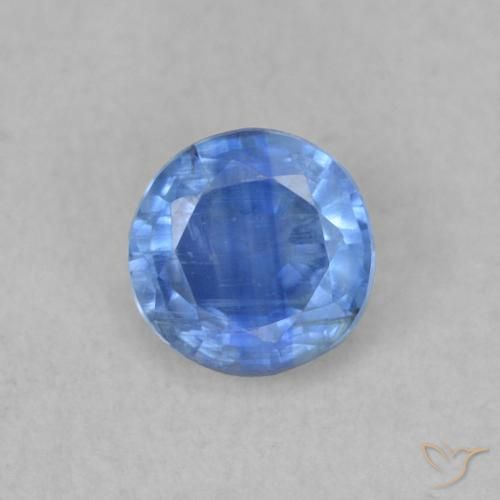 0.39ct 天然 ライトブルー カイヤナイト, ラウンド, SI