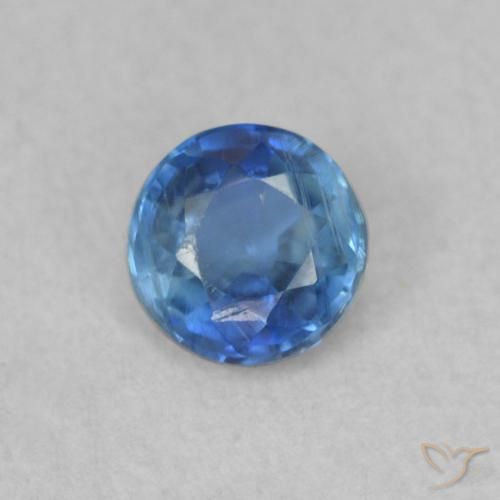 0.36ct 天然 royal blue カイヤナイト, ラウンド, SI